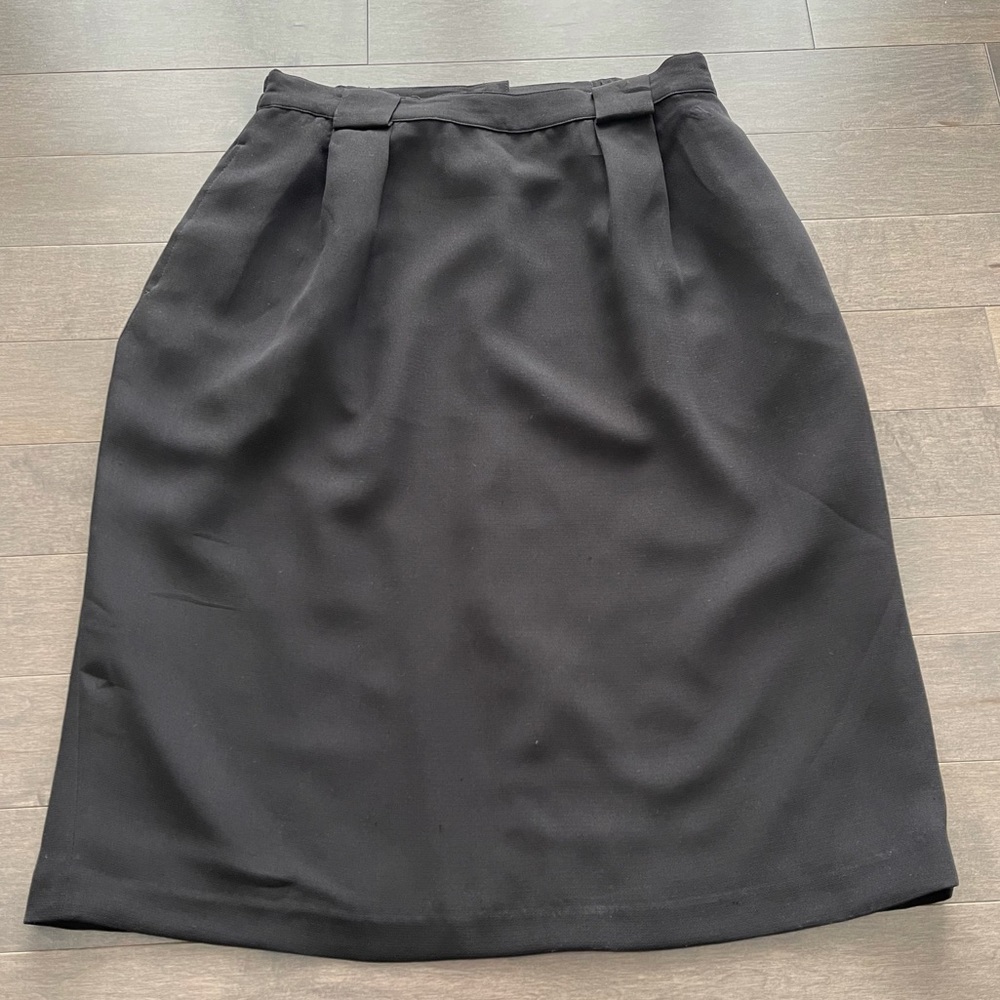 NYGARD COLLECTIONS Women’s Black Dress Tube Skirt, A-line, Lined, Vintage